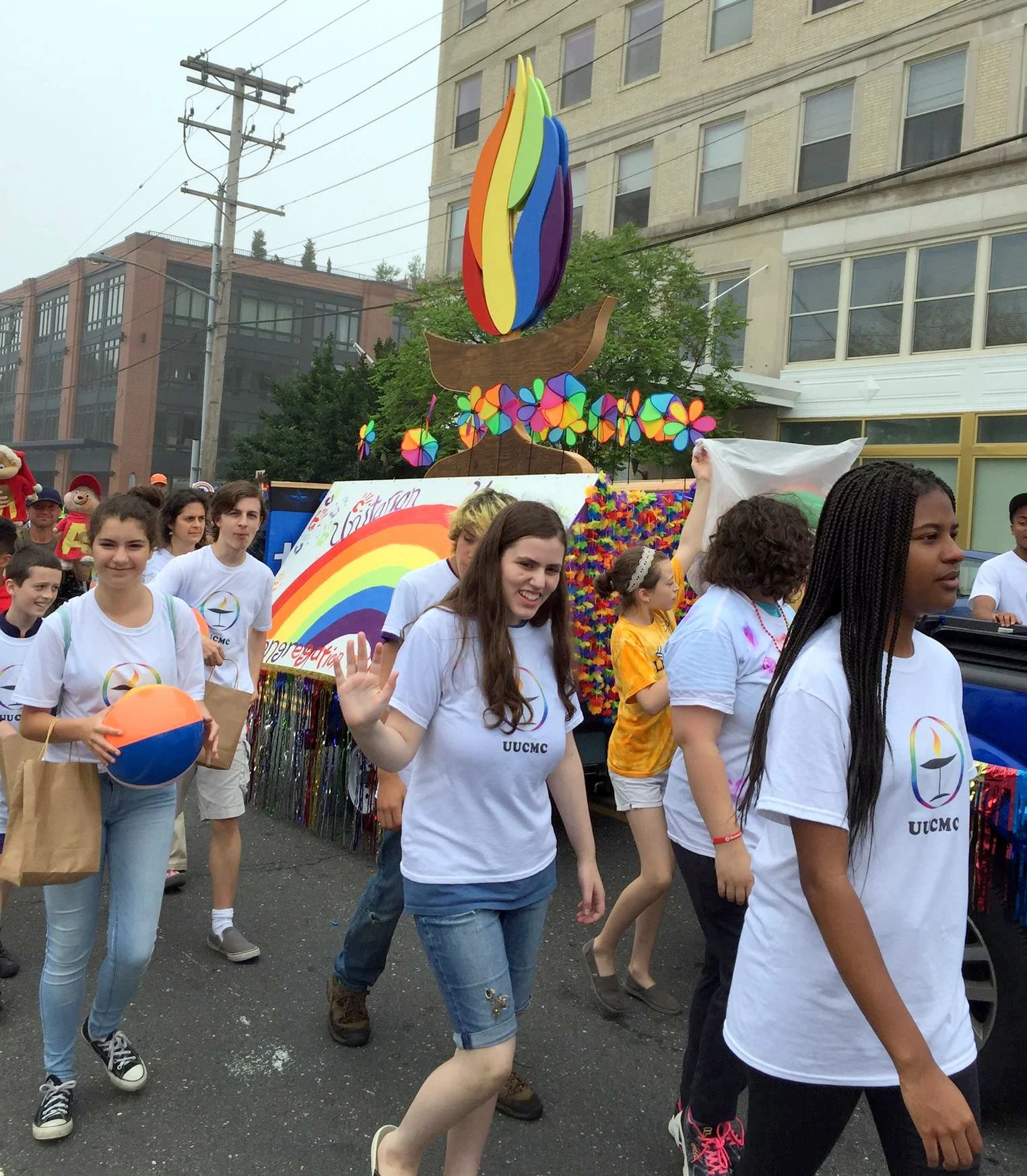 Marching in NJ Pride Parade